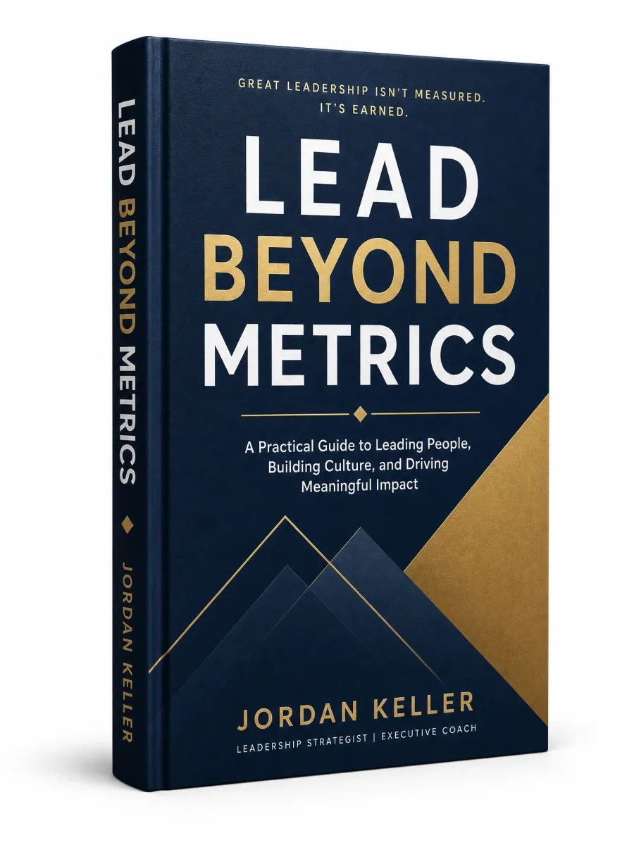Lead Beyond Metrics — finished business & leadership cover