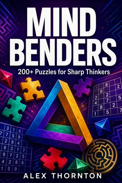 Puzzle Book cover by KDP Builder